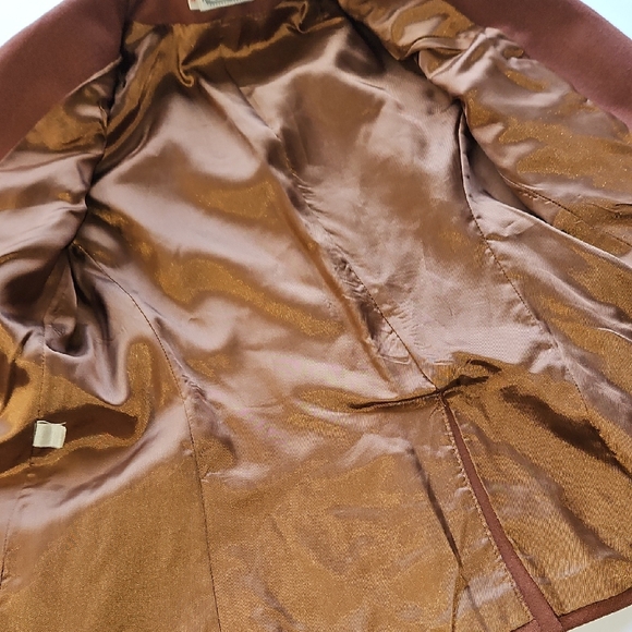 Vintage Women's Brown Spice Blazer - Picture 6 of 12